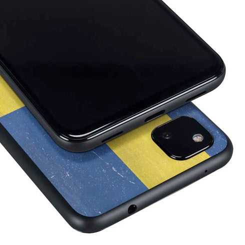 Sweden Flag Distressed Google Pixel 4a Skin